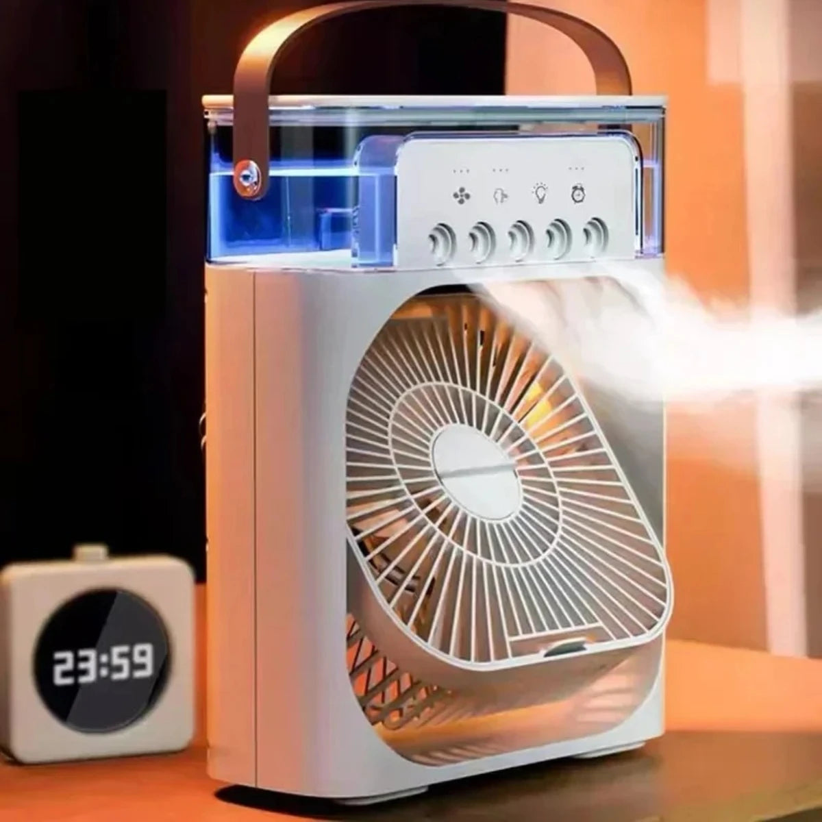 Mini Climatizador Portátil 3 em 1 BreezeGo